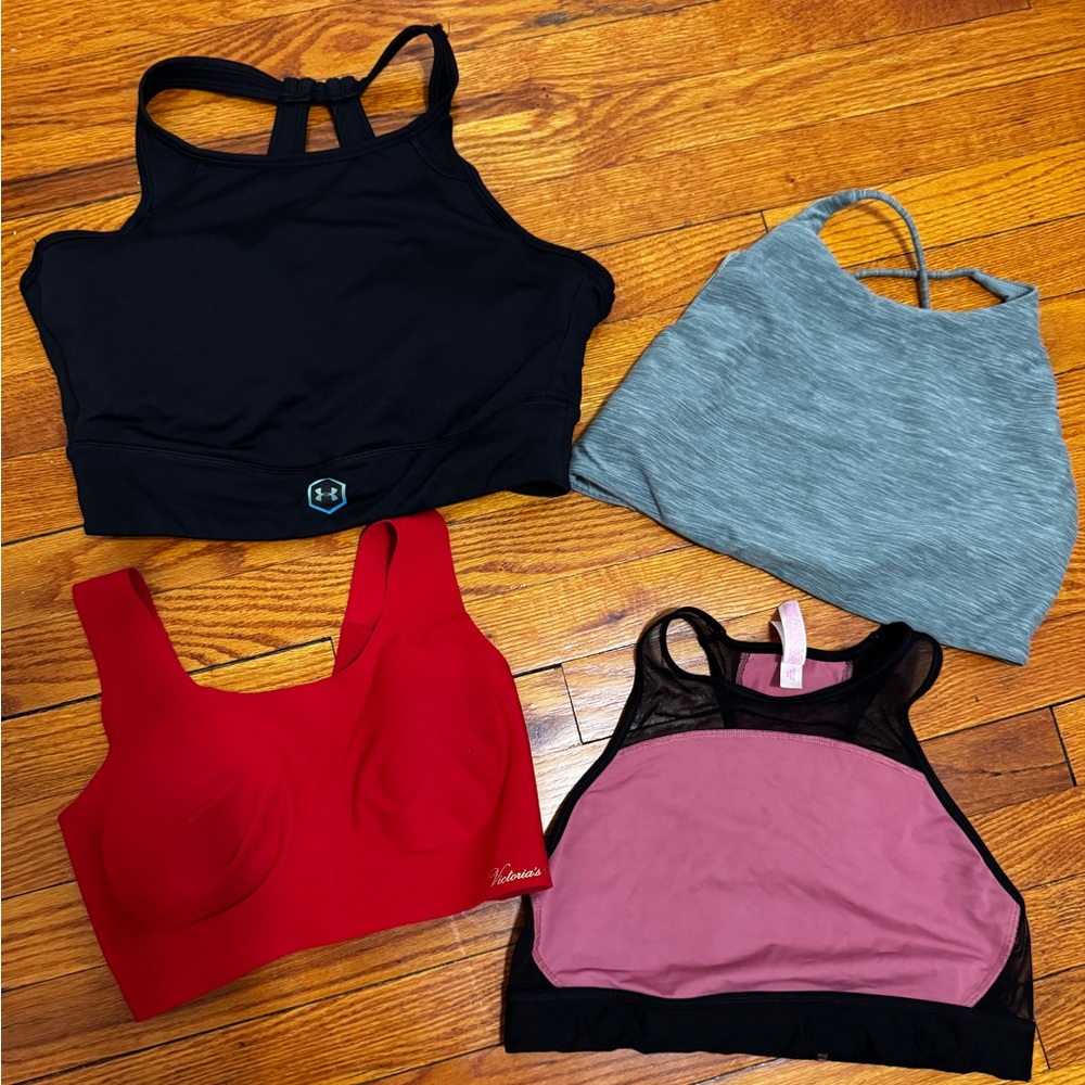 Sports bra bundle Victoria secret under armor